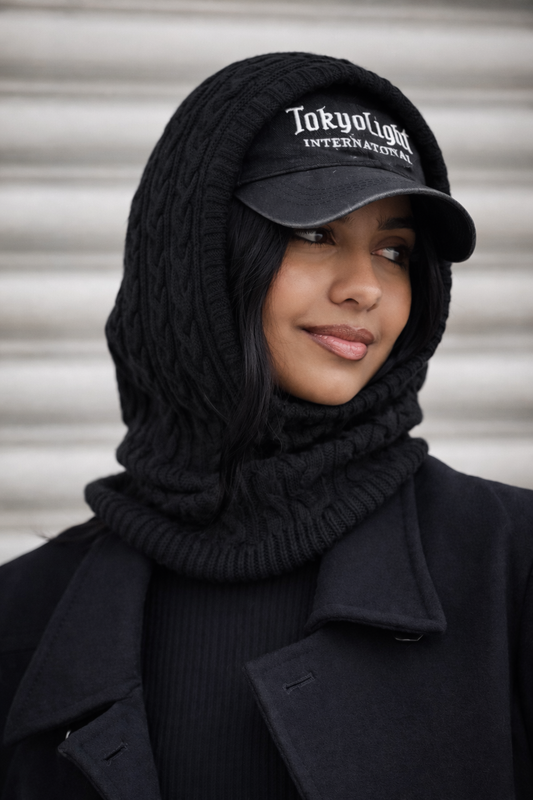 Knit Black Balaclava